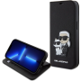 Apple iPhone 15 Pro Karl Lagerfeld PU Saffiano Karl and Choupette NFT Book pouzdro černá