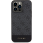 Apple iPhone 15 Pro Max Guess PU 4G Stripe MagSafe zadní kryt černá
