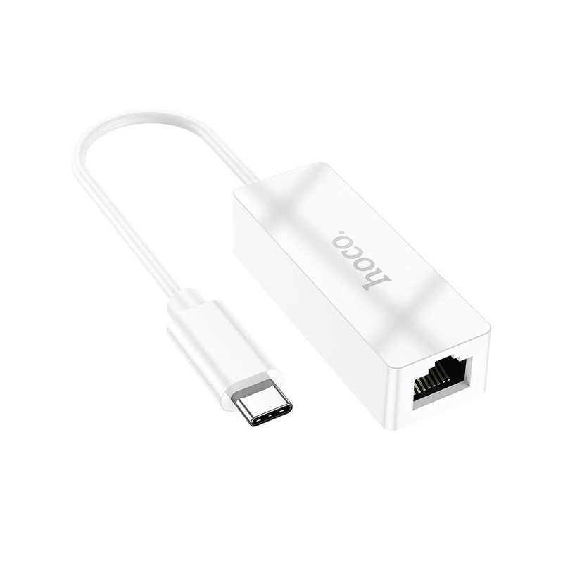hoco. UA22 Ethernet adapter Type-C white