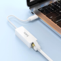 hoco. UA22 Ethernet adapter Type-C white
