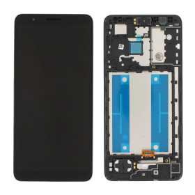 Samsung Galaxy A01 Core (SM-A015F) LCD displej + dotyková plocha + rám černá - originál