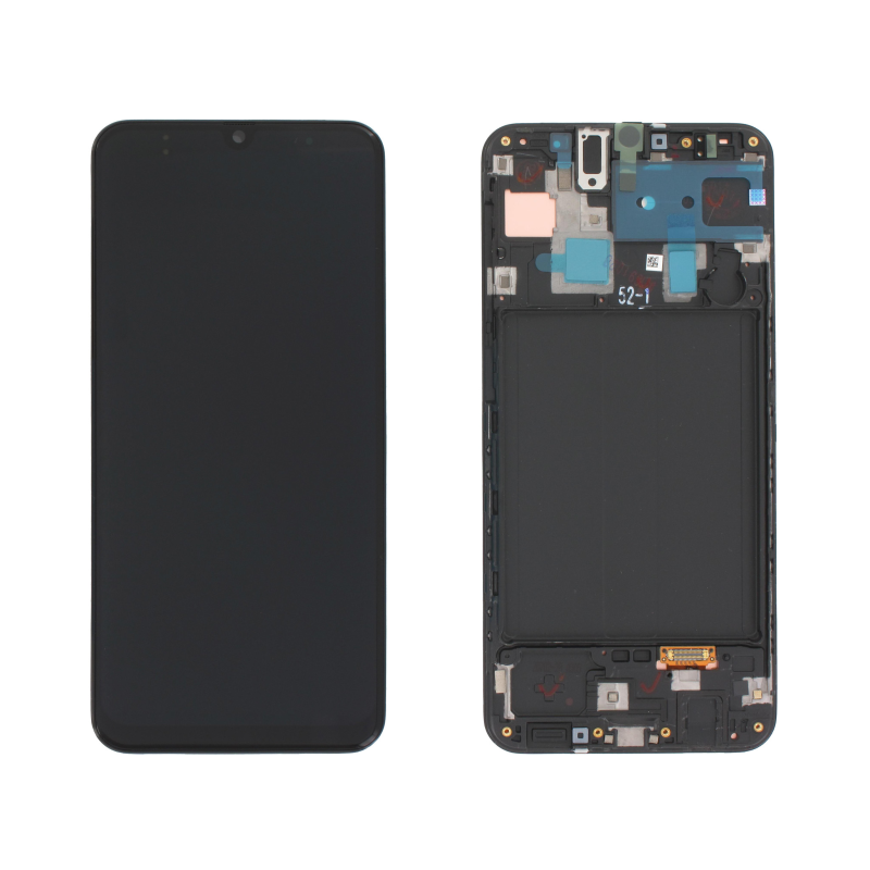 Samsung Galaxy A30 (SM-A305F) LCD + touch screen + front panel schwarz - original
