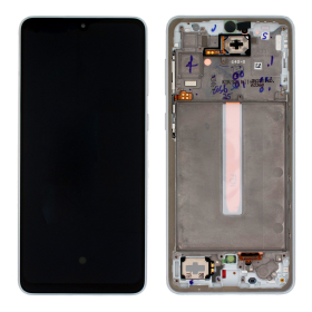 Samsung Galaxy A33 5G (SM-A336B) LCD displej + dotyková plocha + rám bílá - originál