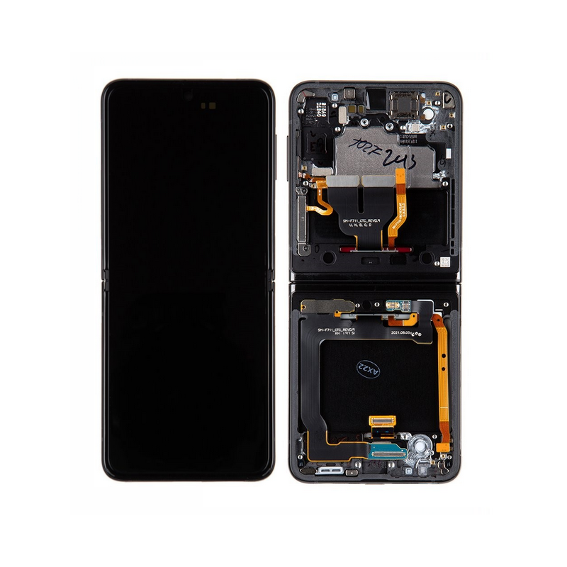 Samsung Galaxy Z Flip 3 5G (SM-F711B) Vnitřní LCD černá - originál
