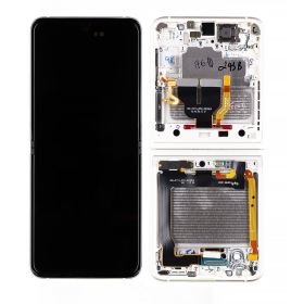Samsung Galaxy Z Flip 3 5G (SM-F711B) Belső LCD cream - eredeti