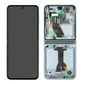 Samsung Galaxy Z Flip 5G 2023 (SM-F731B) Belső LCD zöld - eredeti