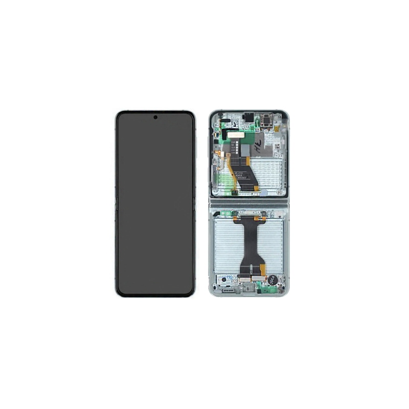Samsung Galaxy Z Flip 5G 2023 (SM-F731B) Vnitřní LCD zelená - originál
