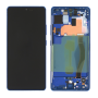 Samsung Galaxy S10 lite SM-G770F LCD displej + dotyková plocha + rám modrá - originál