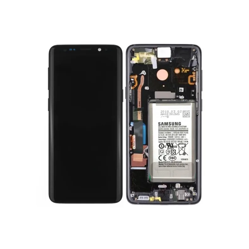 Samsung Galaxy S9 Plus G965F LCD + touch screen + front panel + battery black - original
