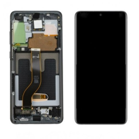 Samsung Galaxy S20 Plus (SM-G985F) LCD displej + dotyková plocha + rám černá - originál