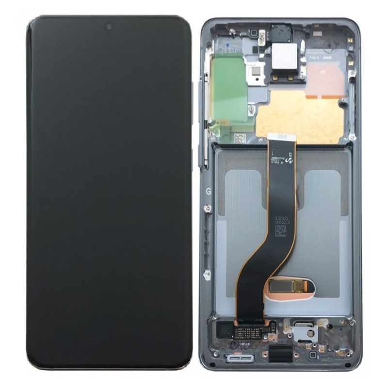 Samsung Galaxy S20 Plus (SM-G985F) LCD displej + dotyková plocha + rám šedá - originál