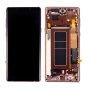 Samsung Galaxy Note 9 (SM-N960F) LCD displej + dotyková plocha + rám hnědá - originál