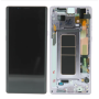 Samsung Galaxy Note 9 (SM-N960F) LCD displej + dotyková plocha + rám bílá - originál