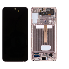 Samsung Galaxy S22 Plus (SM-S906B) LCD displej + dotyková plocha + rám růžová - originál