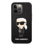 iPhone 13 Pro Karl Lagerfeld Liquid Silicone Ikonik NFT-Hülle schwarz