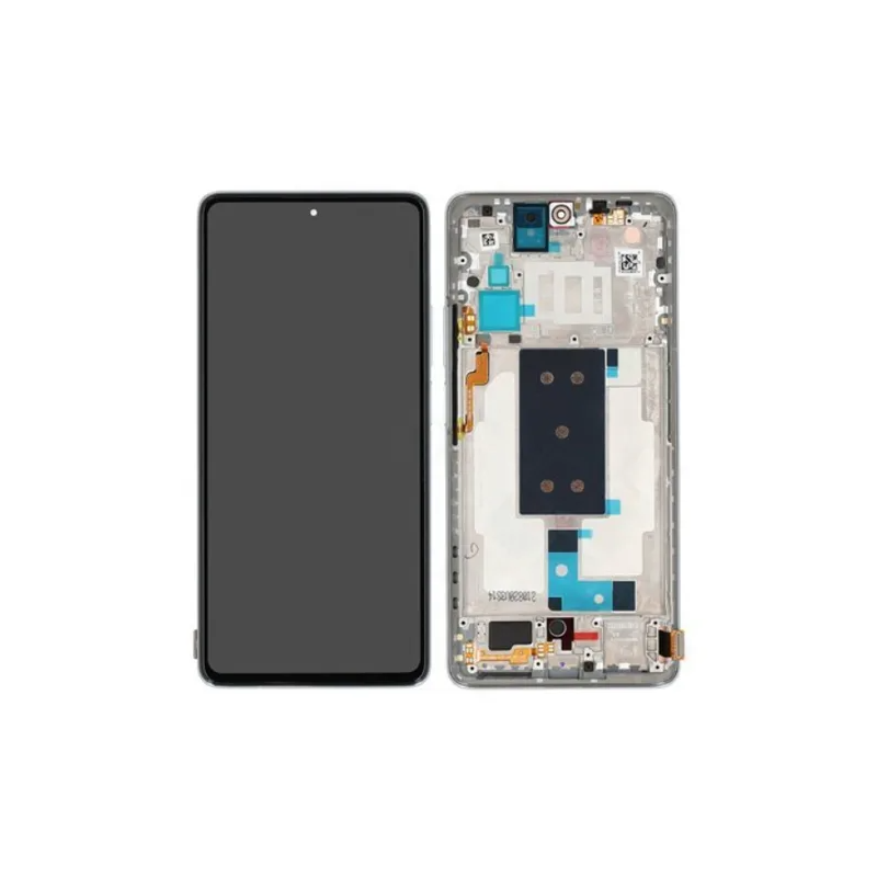 Xiaomi 11T Pro LCD displej + dotyková plocha + rám stříbrná - originál