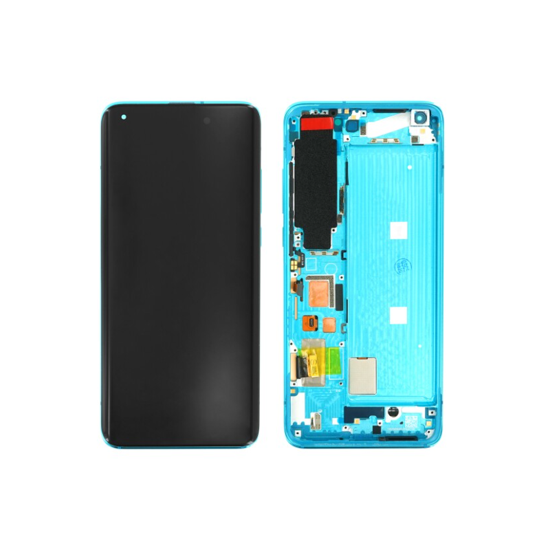 Xiaomi Mi 10 5G, Mi 10 Pro 5G LCD + touch screen + front panel grün - original
