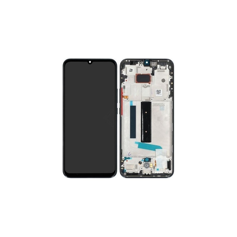 Xiaomi Mi 10 Lite 5G LCD + touch screen + front panel grau - original