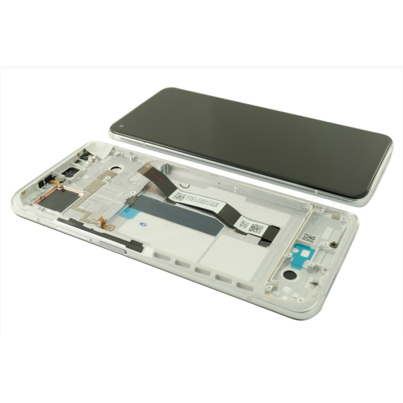 Xiaomi Mi 10T 5G, Mi 10T Pro 5G LCD + touch screen + front panel silber - original