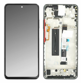 Xiaomi Mi 10T Lite 5G, Redmi Note 9 Pro 5G LCD displej + dotyková plocha + rám šedá - originál
