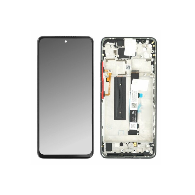 Xiaomi Mi 10T Lite 5G, Redmi Note 9 Pro 5G LCD kijelző + érintő +keret szürke - eredeti