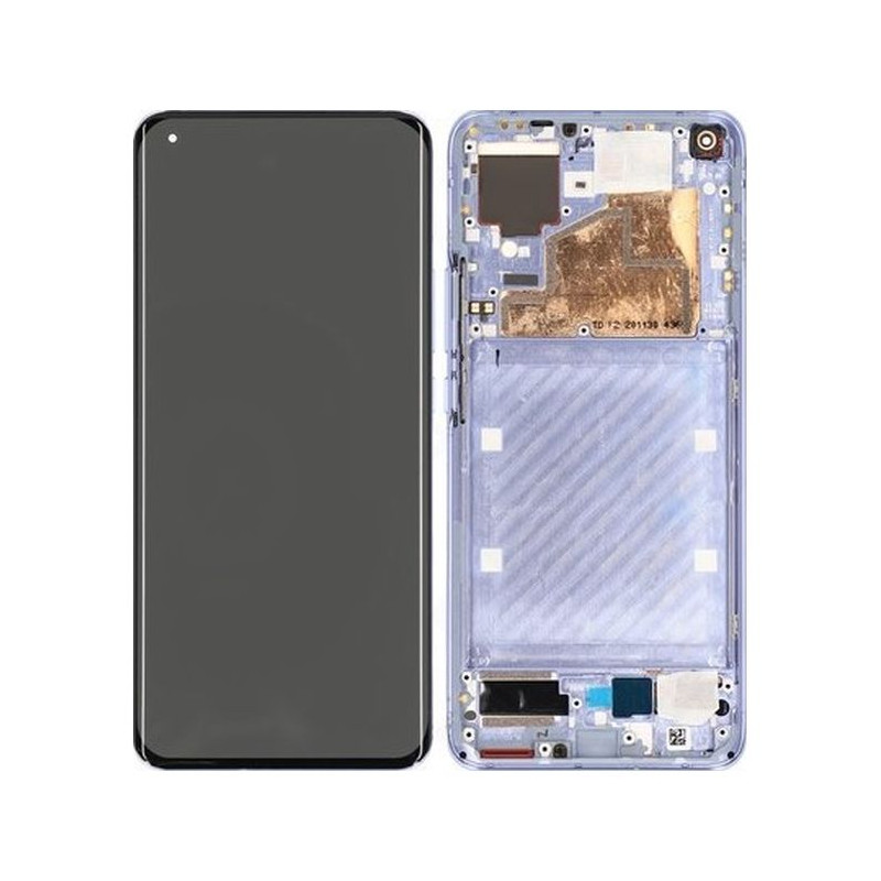 Xiaomi Mi 11 5G LCD displej + dotyková plocha + rám fialová - originál