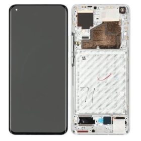 Xiaomi Mi 11 5G LCD displej + dotyková plocha + rám stříbrná - originál