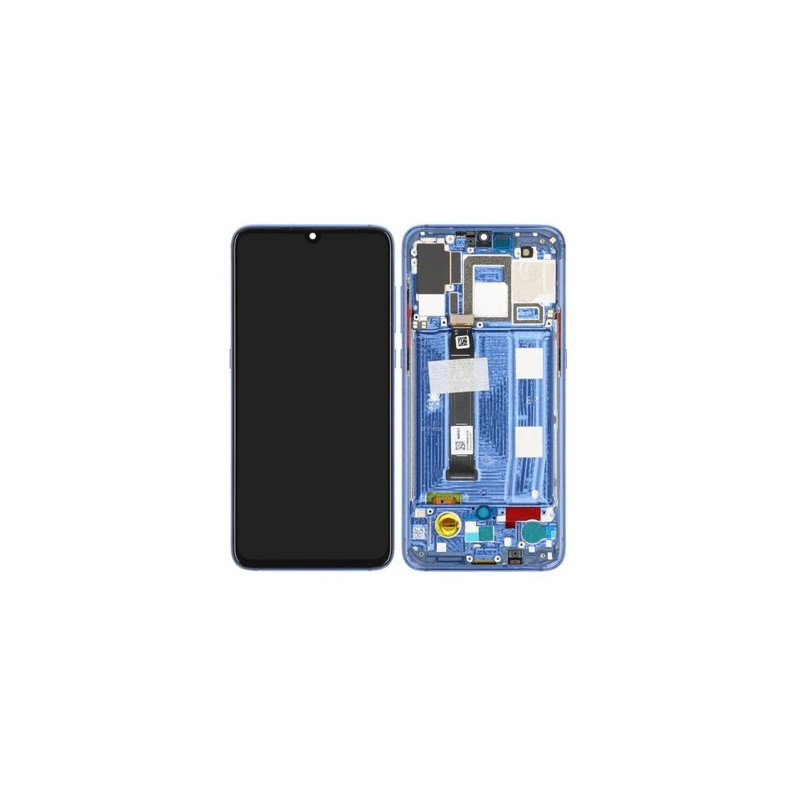 Xiaomi Mi 9 LCD + touch screen + front panel blau - original