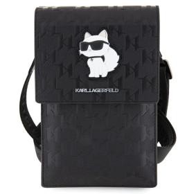 Karl Lagerfeld Saffiano Monogram Wallet Phone taška Choupette NFT