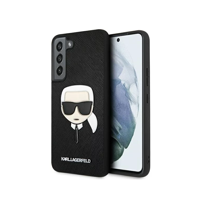 Samsung Galaxy S22 Plus Karl Lagerfeld PU Saffiano Karl Head pouzdro černá