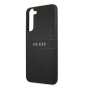 Samsung Galaxy S22 Plus Guess PU Leather Saffiano Abdeckung schwarz