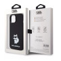 iPhone 15 Karl Lagerfeld Liquid Silicone Choupette NFT Case černá