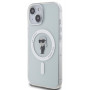 iPhone 15 Karl Lagerfeld IML Ikonik MagSafe Case transparentní