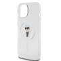 iPhone 15 Karl Lagerfeld IML Ikonik MagSafe Case transparentní