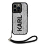 iPhone 15 Pro Karl Lagerfeld Sequins Reversible Case ezüst
