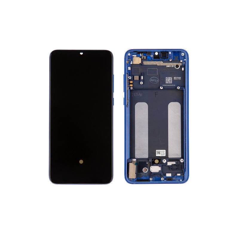 Xiaomi Mi 9 Lite LCD + touch screen + front panel blau - original