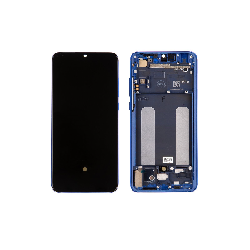 Xiaomi Mi 9 Lite LCD displej + dotyková plocha + rám modrá - originál