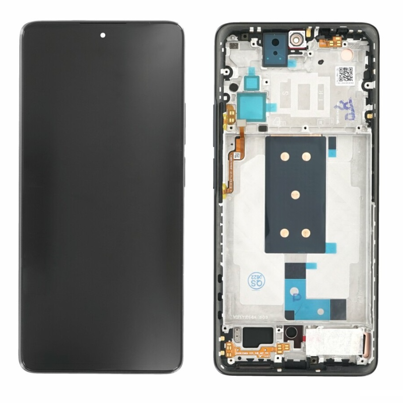 Xiaomi Poco F4 LCD kijelző + érintő +keret zöld - eredeti