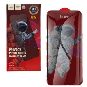 hoco. Apple iPhone 15 Pro Fullscreen Anti-spy tempered glass black