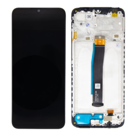 Xiaomi Redmi 10C, Poco C40 LCD + touch screen + front panel black - original