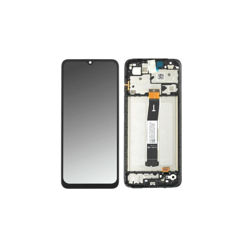 Xiaomi Redmi 12C LCD + touch screen + front panel black - original
