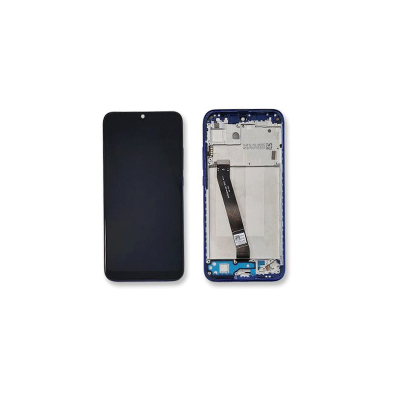 Xiaomi Redmi 7 LCD + touch screen + front panel blau - original