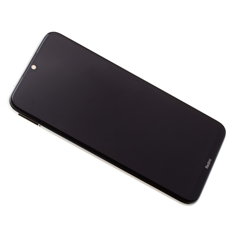 Xiaomi Redmi Note 8 (2019/2021) LCD displej + dotyková plocha + rám bílá - originál