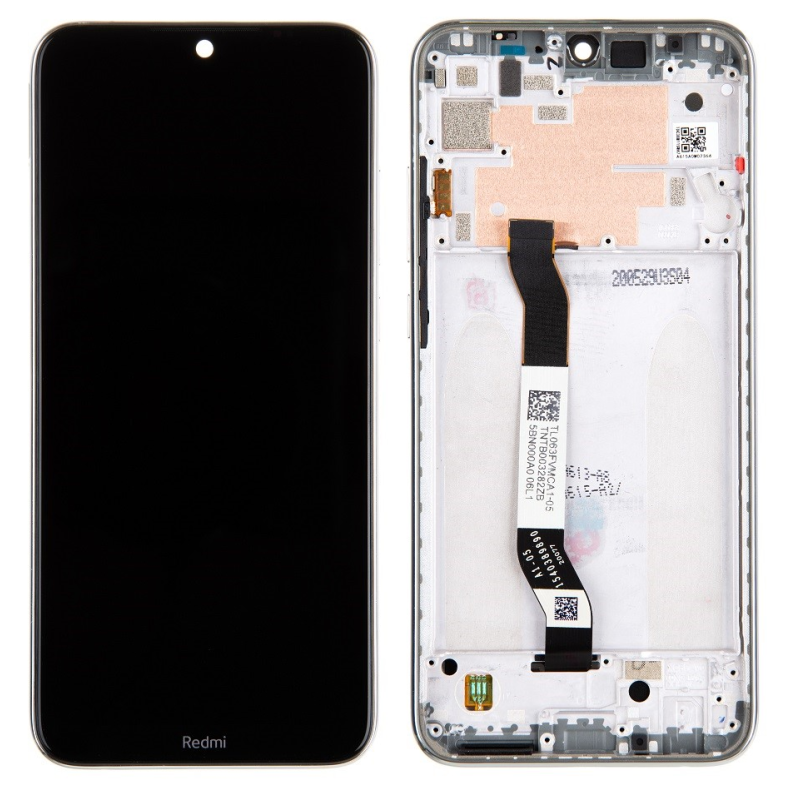 Xiaomi Redmi Note 8T (2019) LCD + touch screen + front panel weiss - original