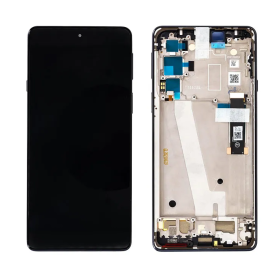 Motorola Edge 20 Pro LCD displej + dotyková plocha + rám šedá - originál