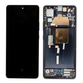 Motorola Edge 30 Fusion LCD + touch screen + front panel Cosmic Grey - original