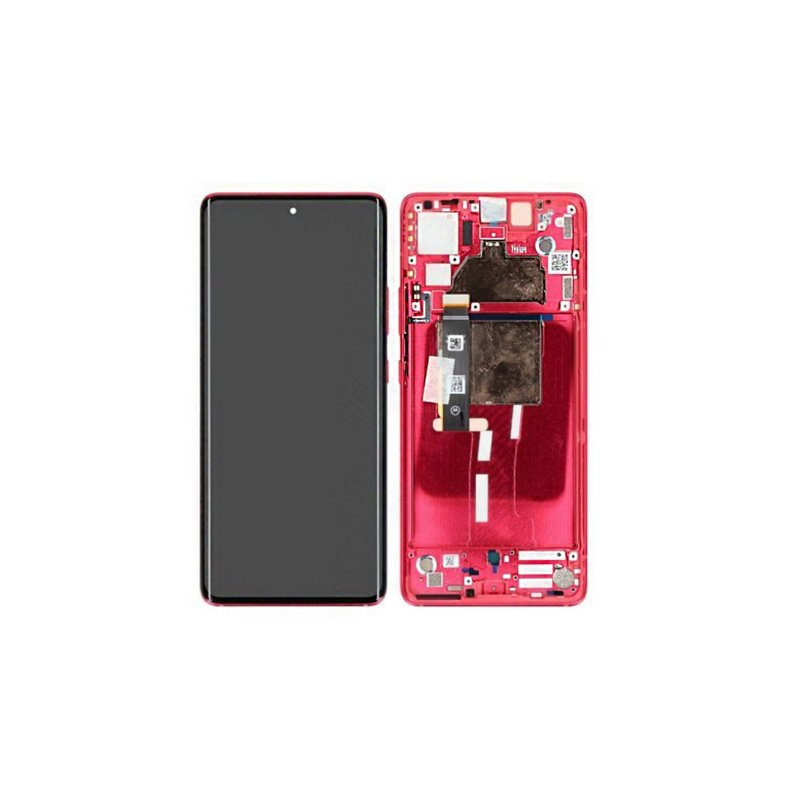 Motorola Edge 30 Fusion LCD + touch screen + front panel Viva Magenta - original