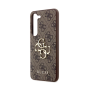 Samsung Galaxy S23 FE Guess PU 4G Metal Logo sleeve brown