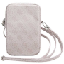 Guess PU 4G Triangle Logo Wallet Phone taška Zipper ružová