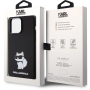 iPhone 15 Pro Karl Lagerfeld Liquid Silicone Choupette NFT puzdro čierna